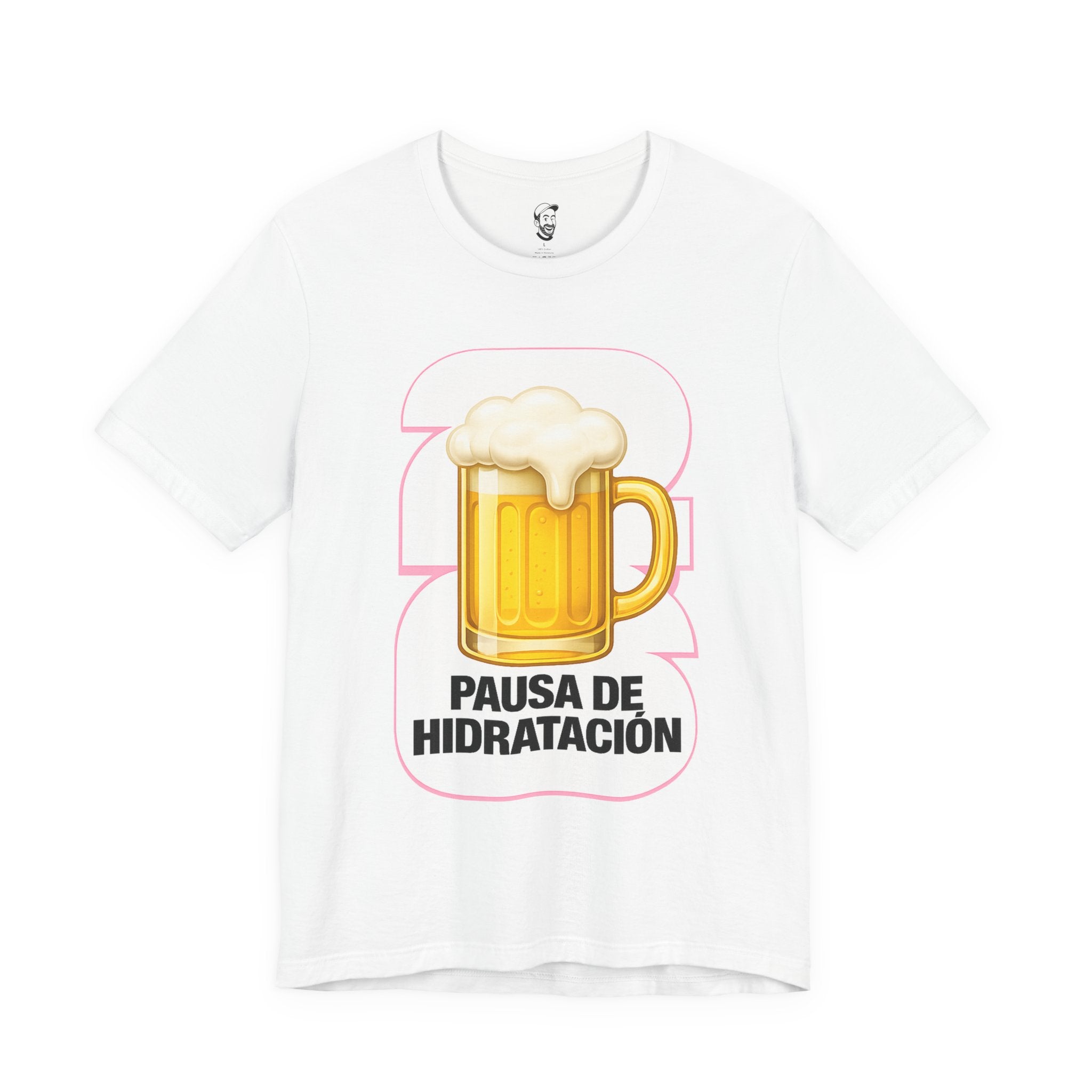 'Pausa de Hidratación' Funny Latino Beer T-Shirt | Unisex Graphic Tee