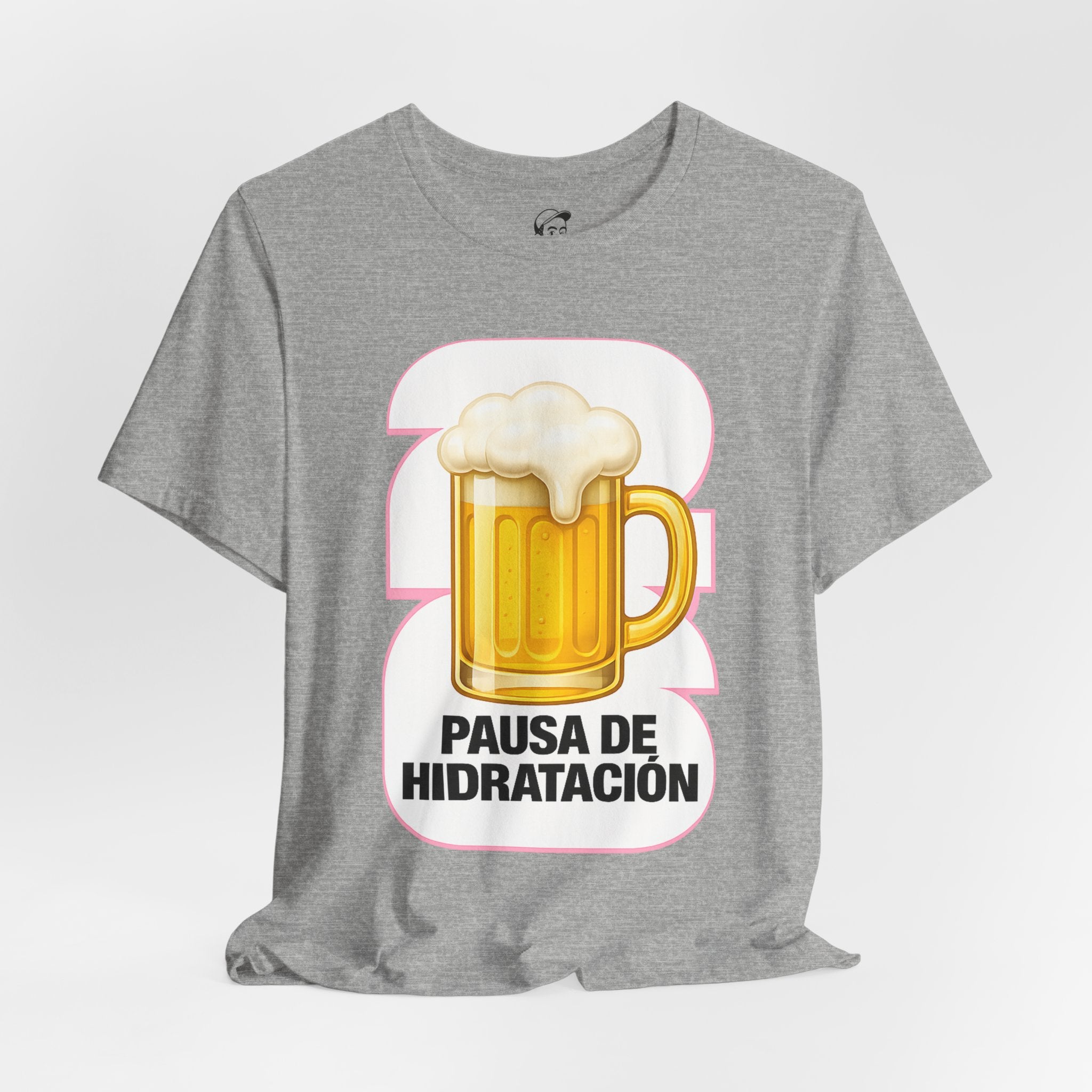 'Pausa de Hidratación' Funny Latino Beer T-Shirt | Unisex Graphic Tee