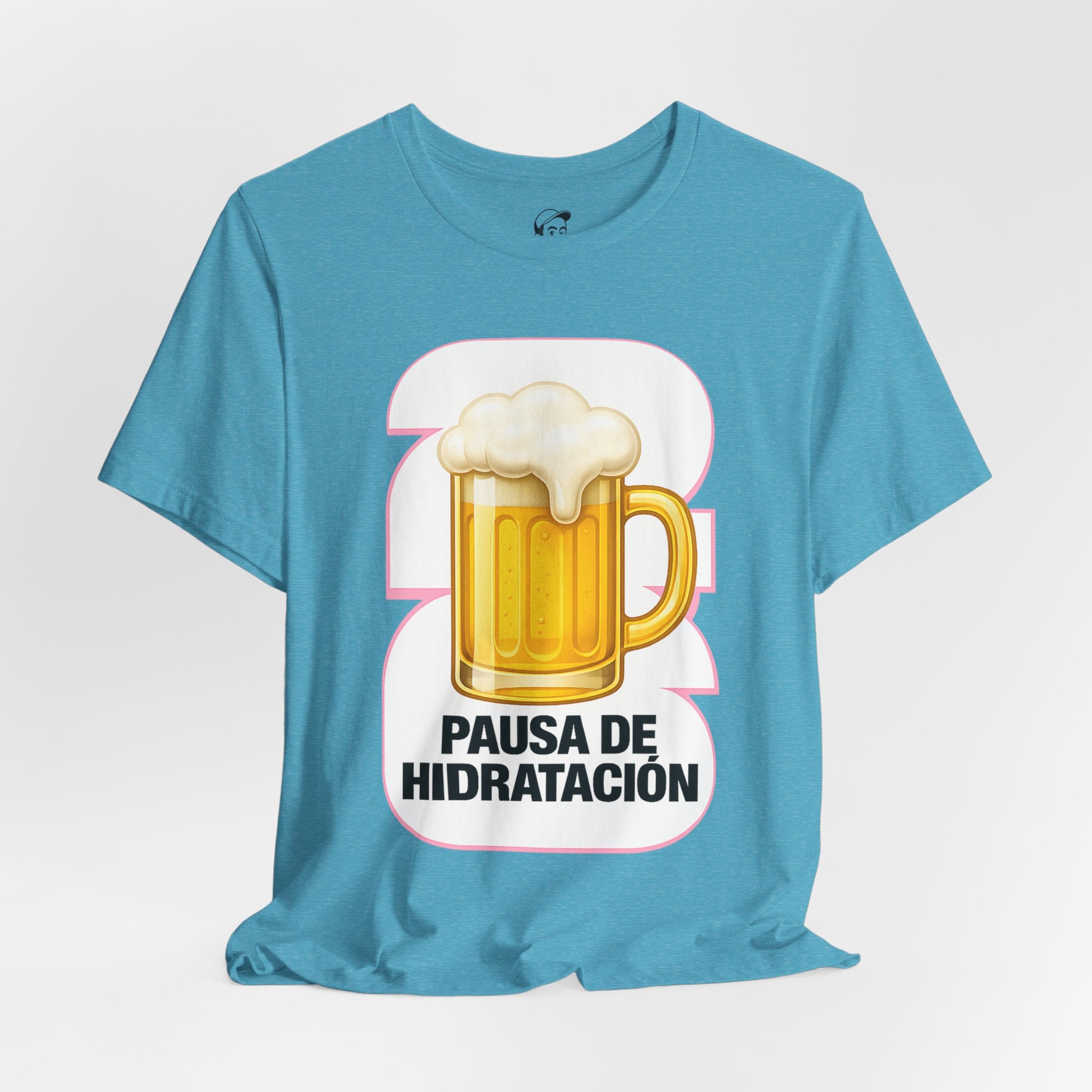 'Pausa de Hidratación' Funny Latino Beer T-Shirt | Unisex Graphic Tee