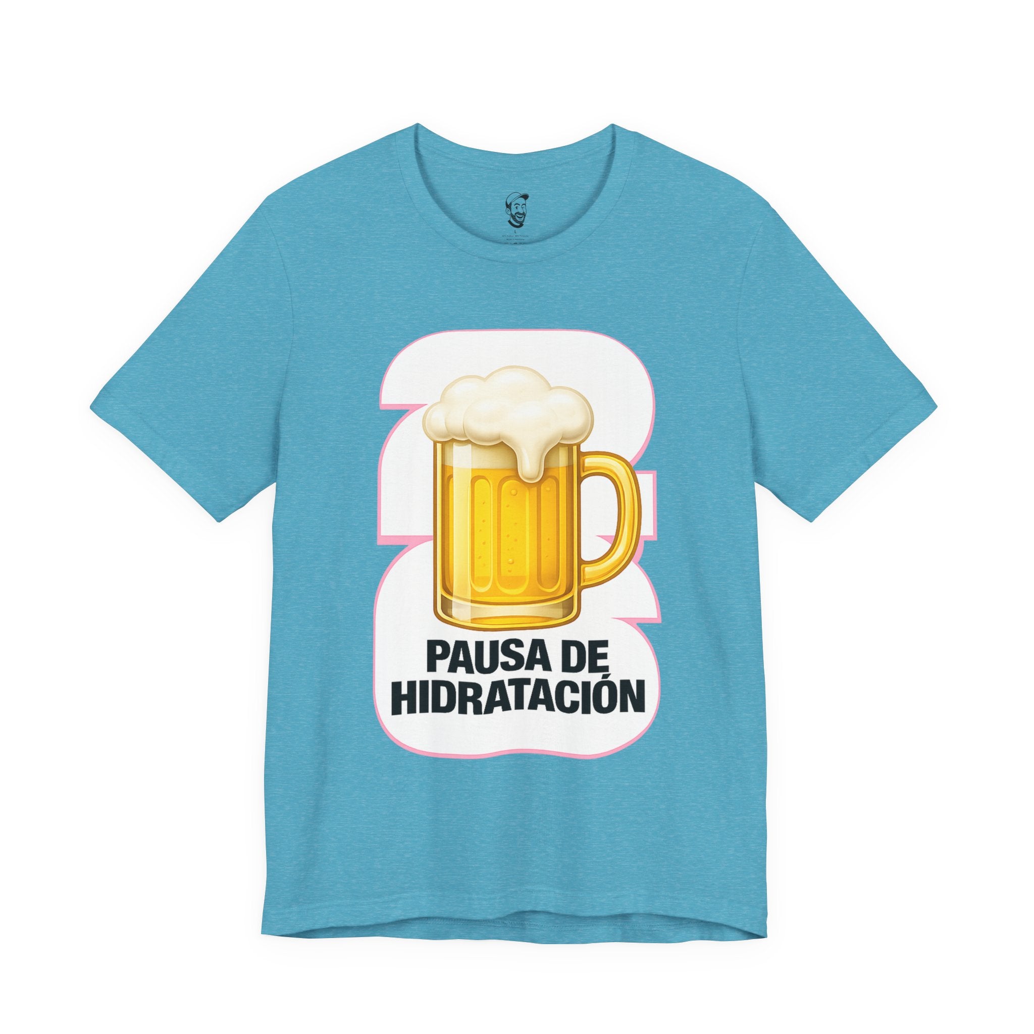 'Pausa de Hidratación' Funny Latino Beer T-Shirt | Unisex Graphic Tee