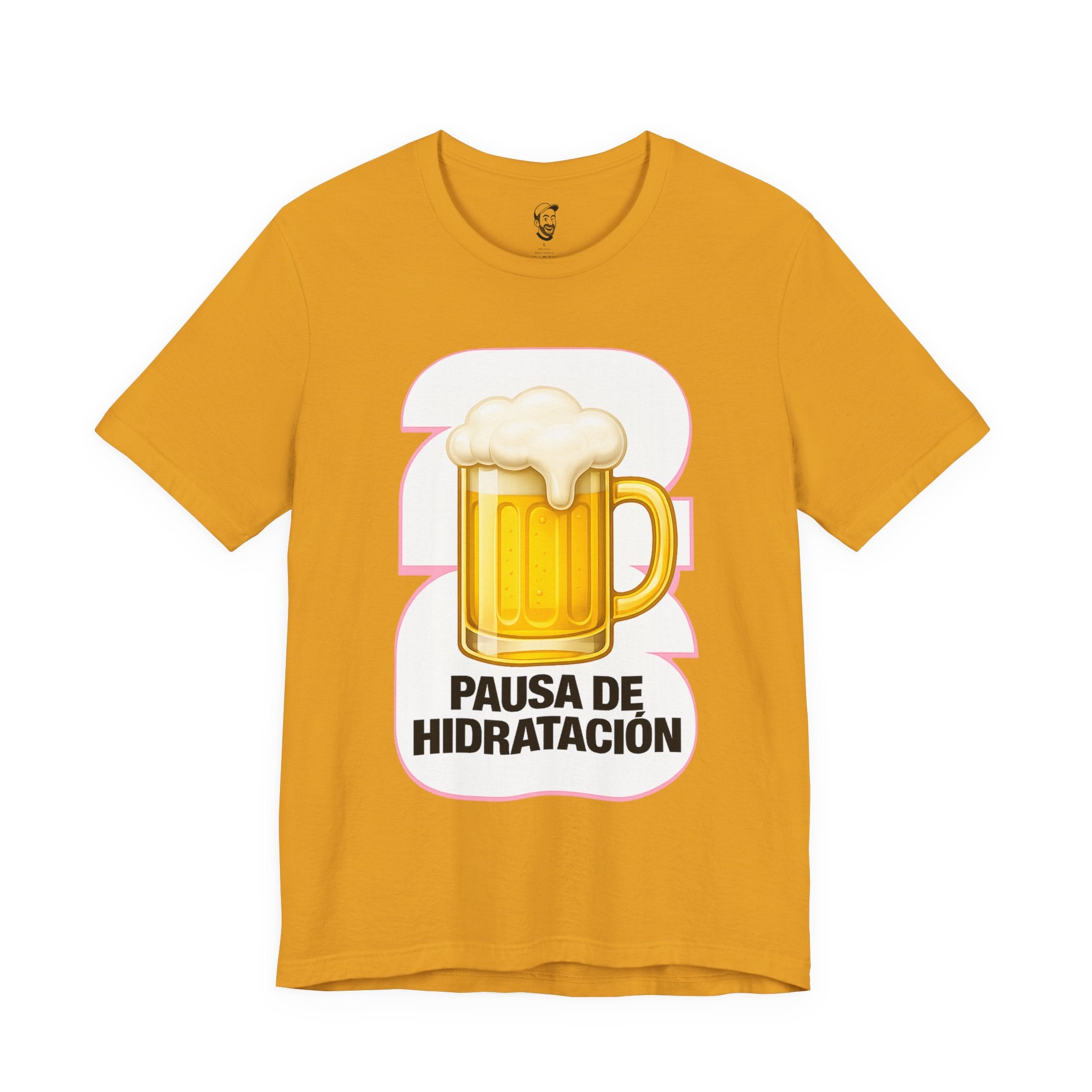 'Pausa de Hidratación' Funny Latino Beer T-Shirt | Unisex Graphic Tee