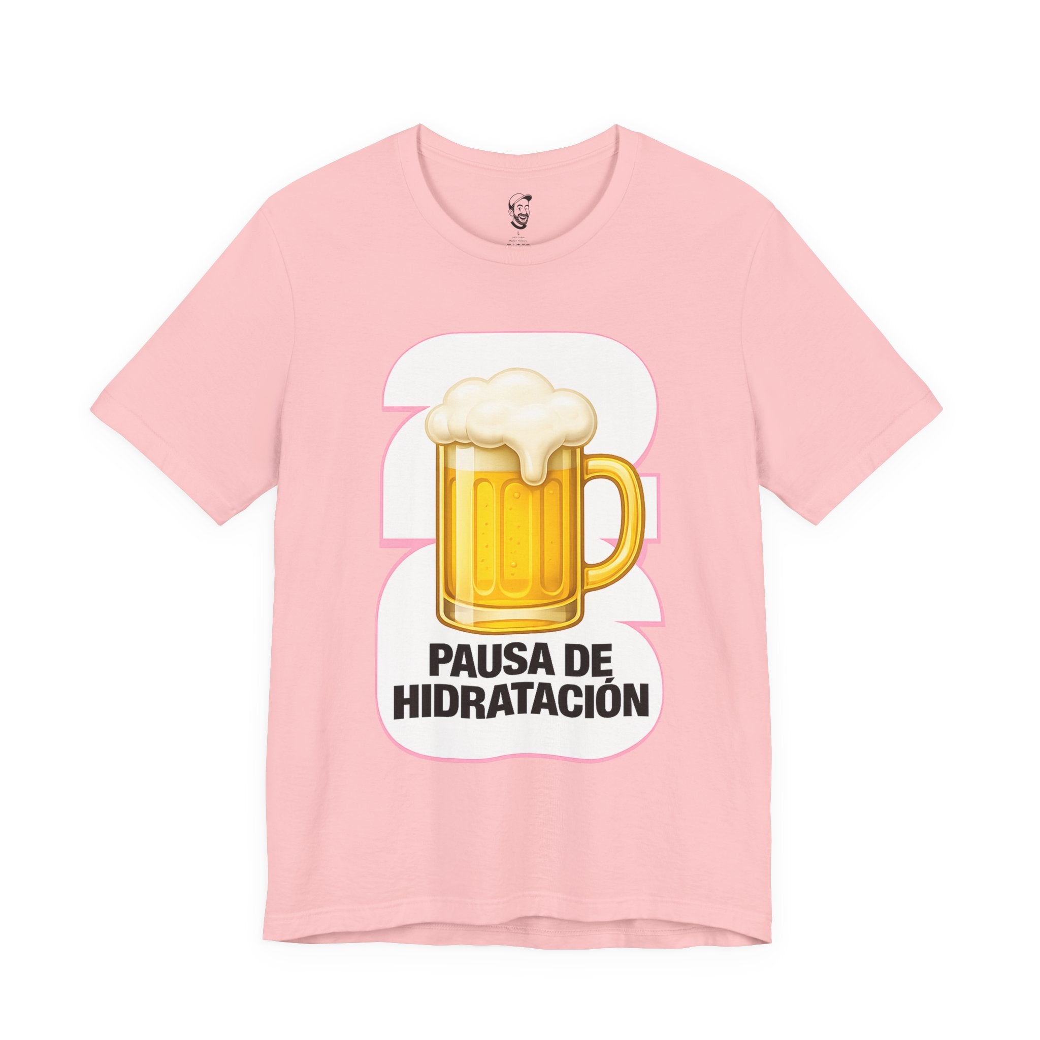 'Pausa de Hidratación' Funny Latino Beer T-Shirt | Unisex Graphic Tee